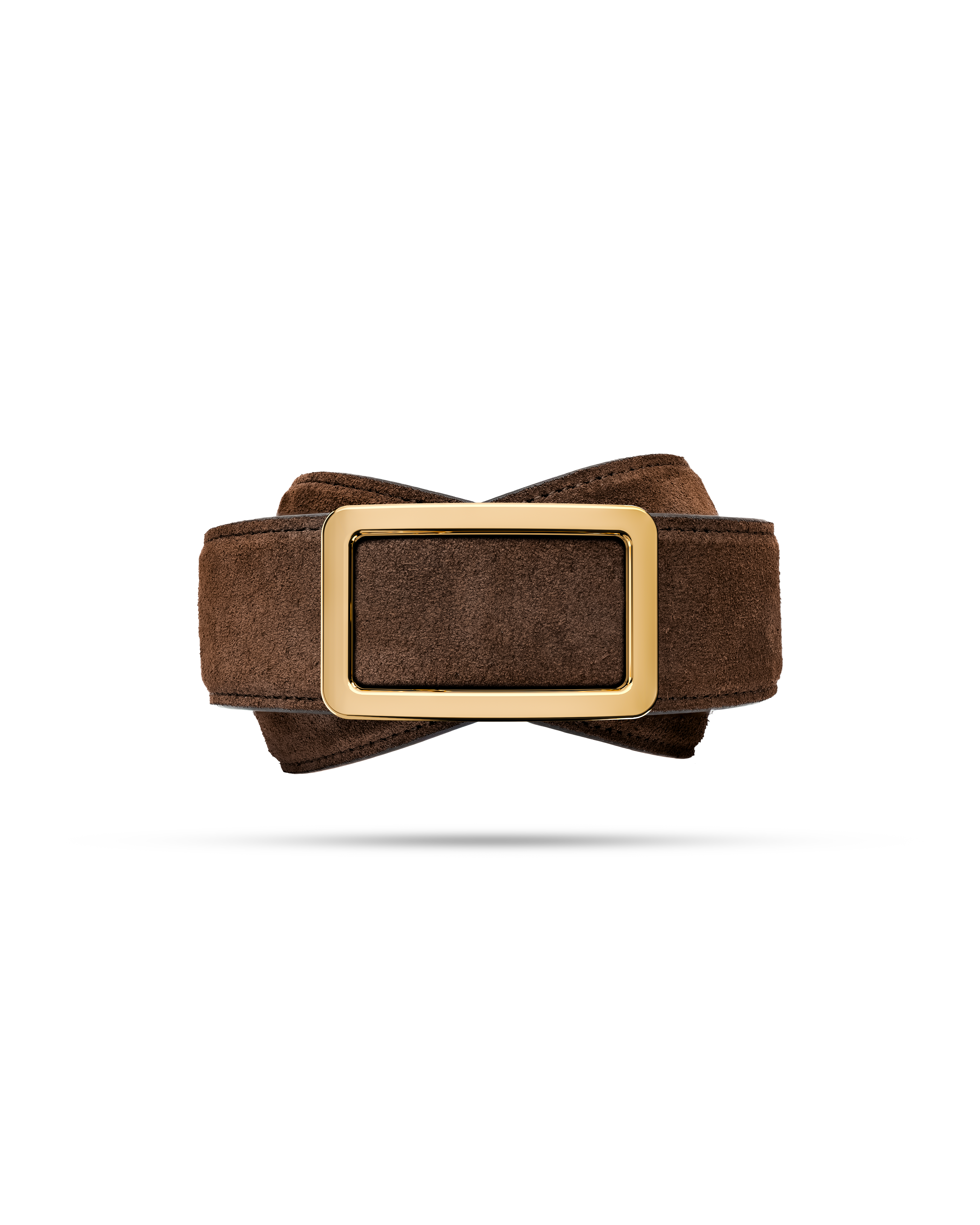 Model I Gold  —  Suede Havana Brown